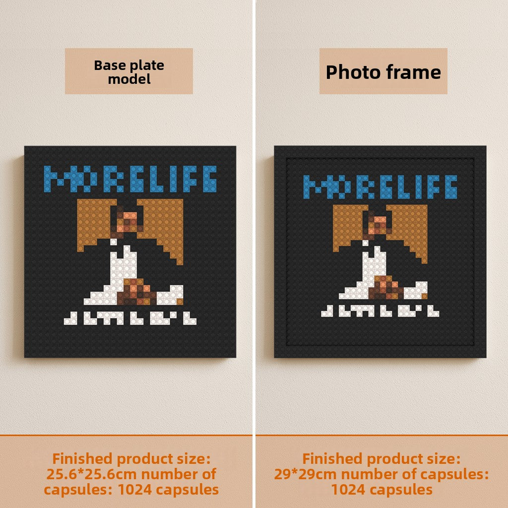 Vinyl Record Rap Hip-Hop Poster Blocks