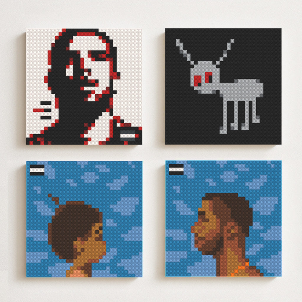 Vinyl Record Rap Hip-Hop Poster Blocks