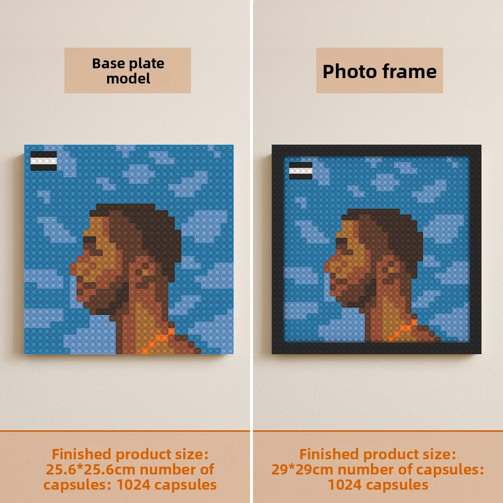 Vinyl Record Rap Hip-Hop Poster Blocks